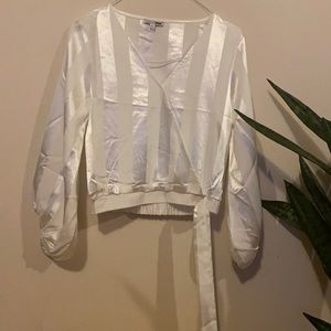 White Fashion Nova blouse